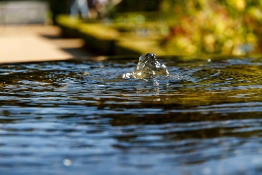 Brunnen im Garten